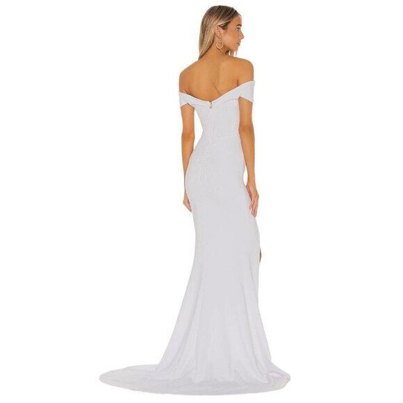 Nookie Neptune Gown in White XSmall New Womens Long Formal Maxi Dress - Picture 2 of 13